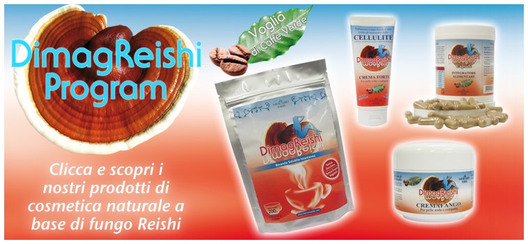 La linea Dimagreishi a base di Fungo Reishi